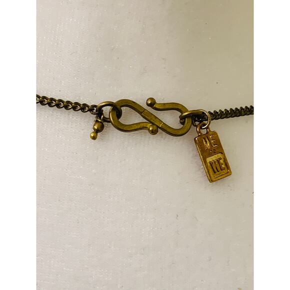 ME to WE Pendant Necklace, Triangle Point, Adjustable Length, 24" Long Chain - Picture 7 of 8